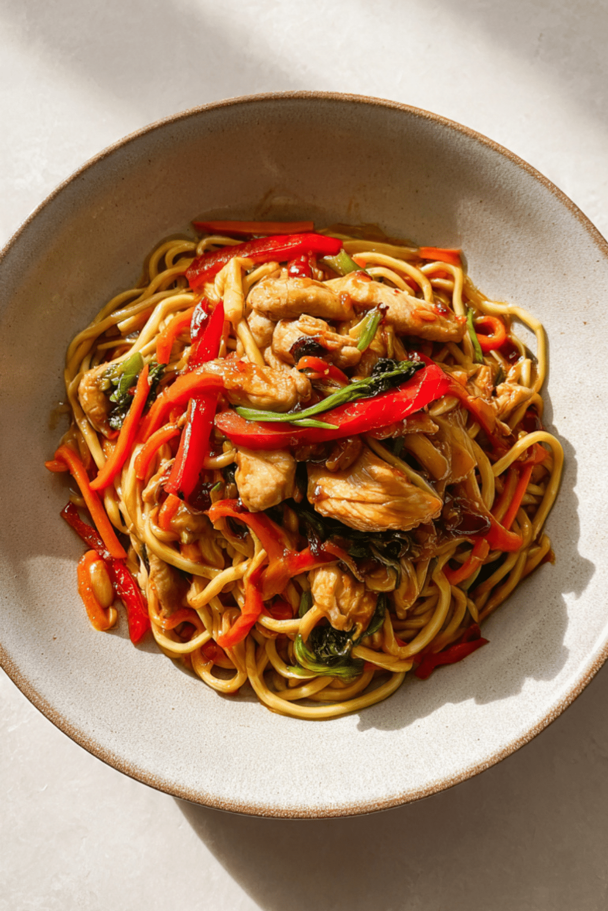 Yakitori Chicken and Noodles