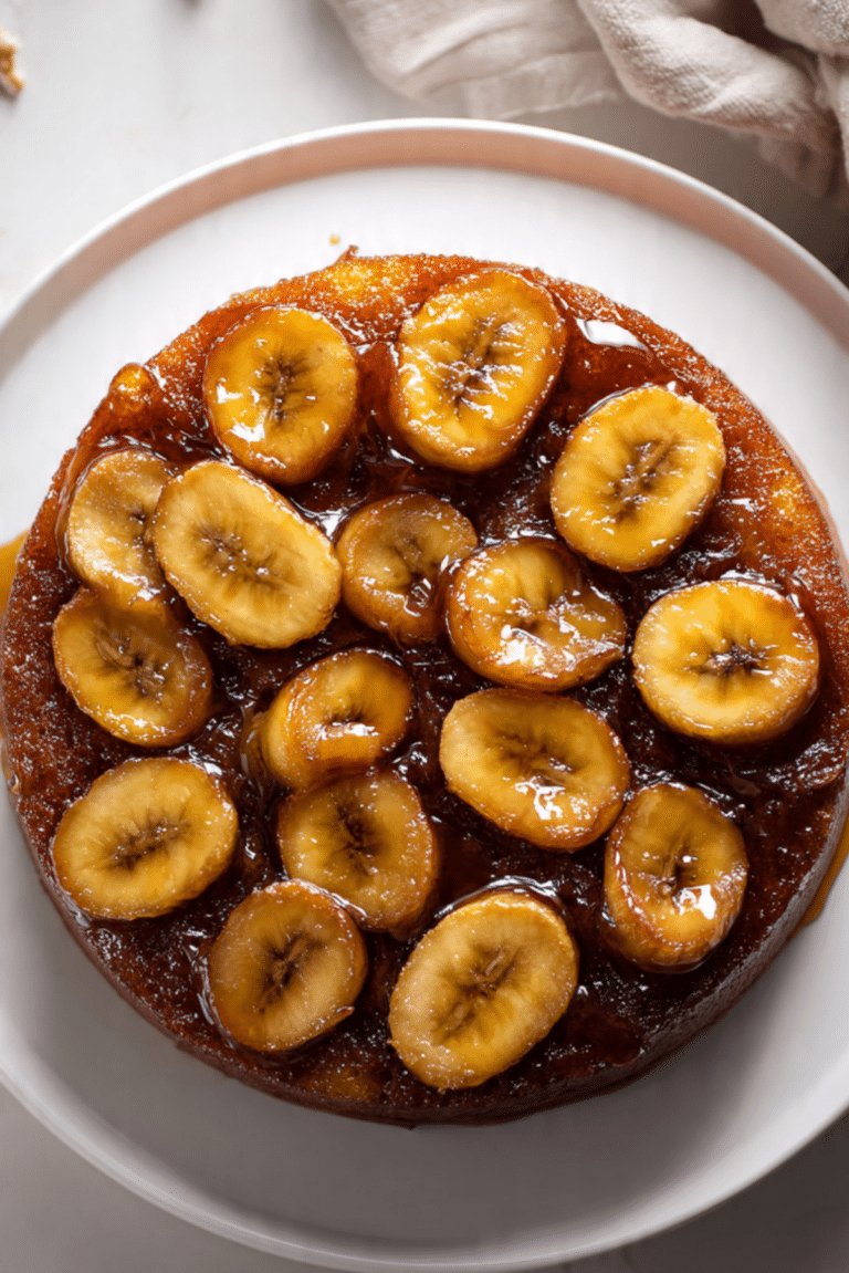 Banana Foster Upside Down Cake