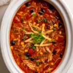 Best Crockpot Chicken Tortilla Soup Recipe