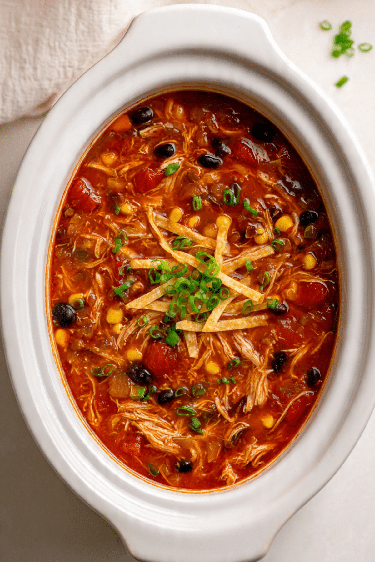 Best Crockpot Chicken Tortilla Soup Recipe