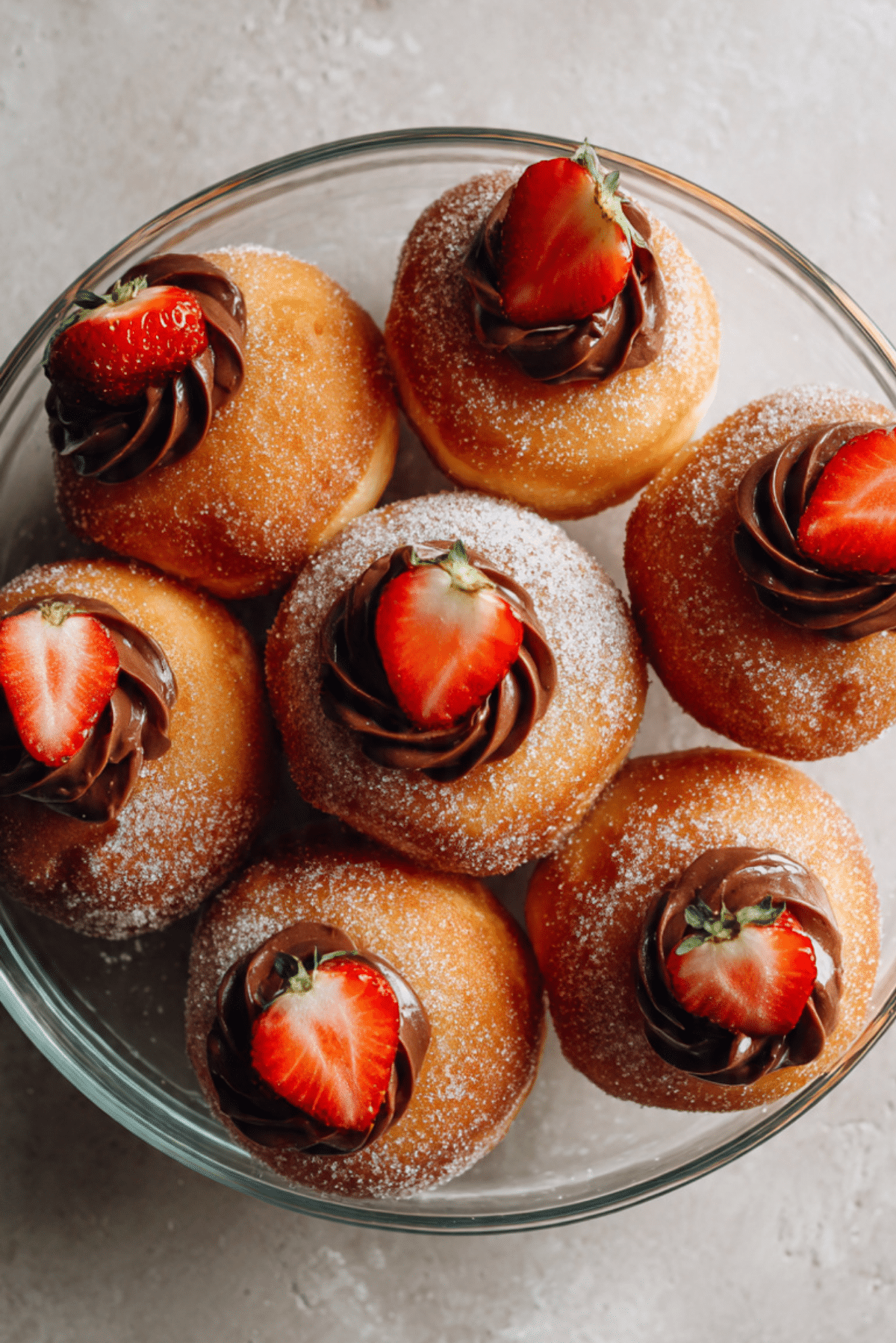 Fluffy Brioche Donuts with Creamy Chocolate Filling