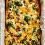 Protein-Packed Broccoli Cheddar Egg Bake