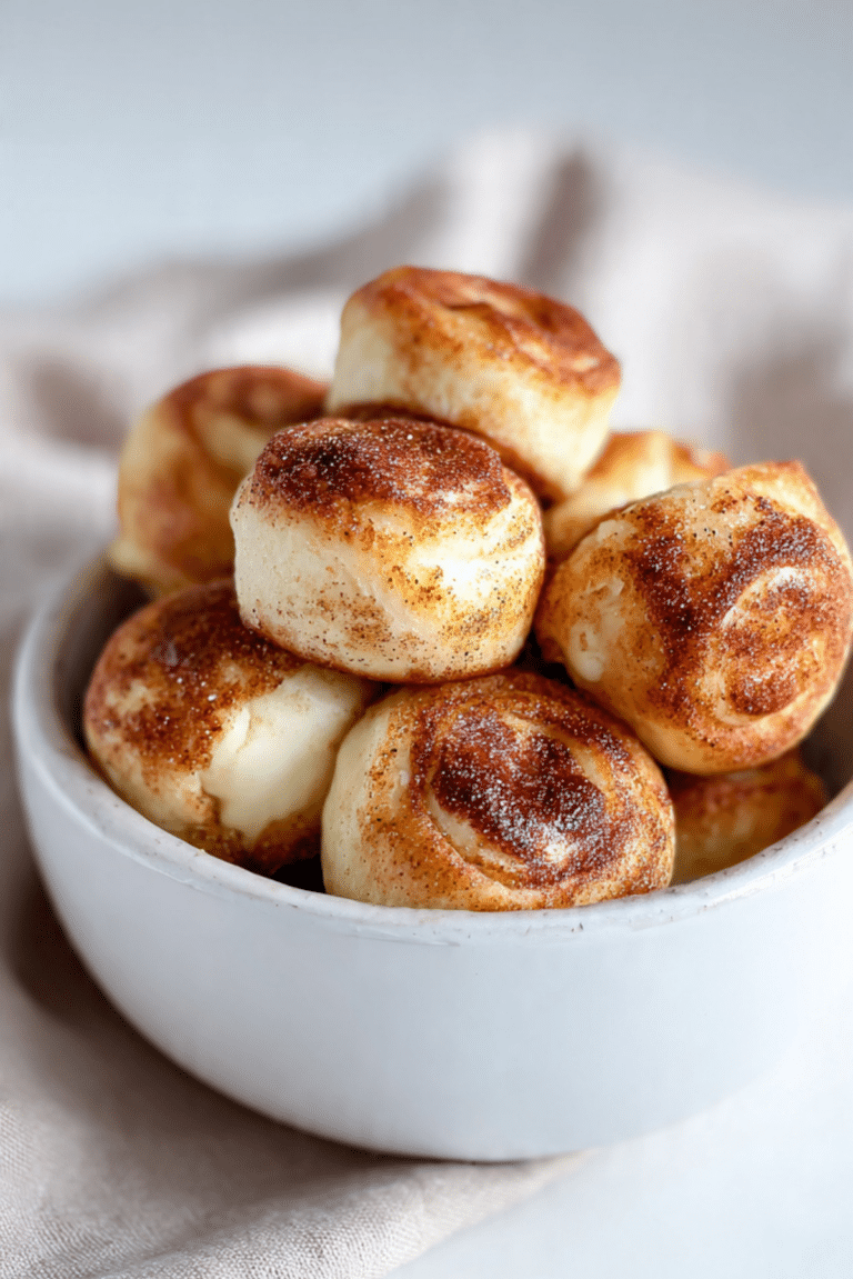 Keto Cinnamon Cream Cheese Bites