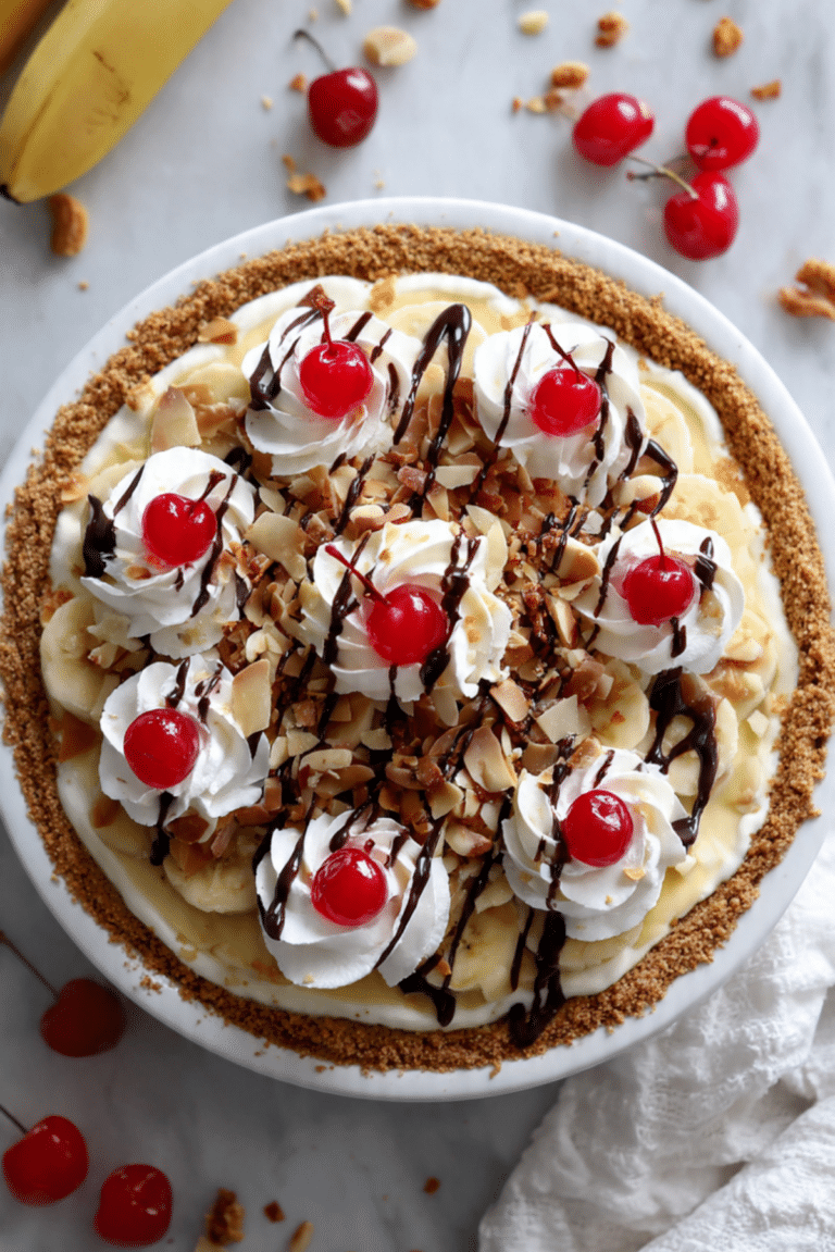 Banana Split Pie