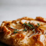 Brie and Caramelised Apple Galette