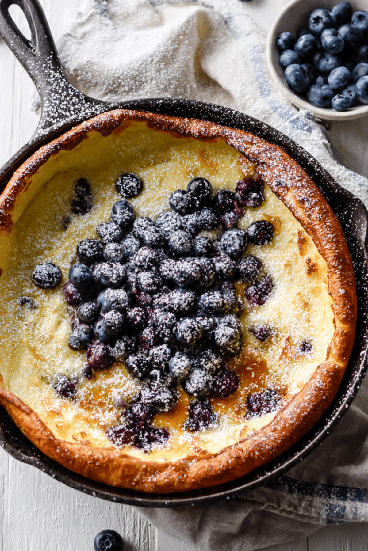 Blueberry Lemon Dutch Baby