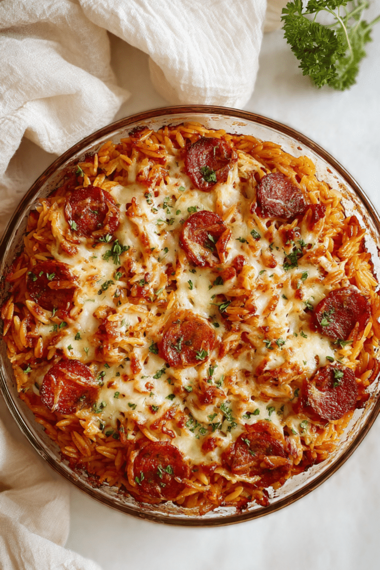 One-Pot Orzo with Chorizo