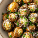 Air Fryer Mushrooms Parmesan