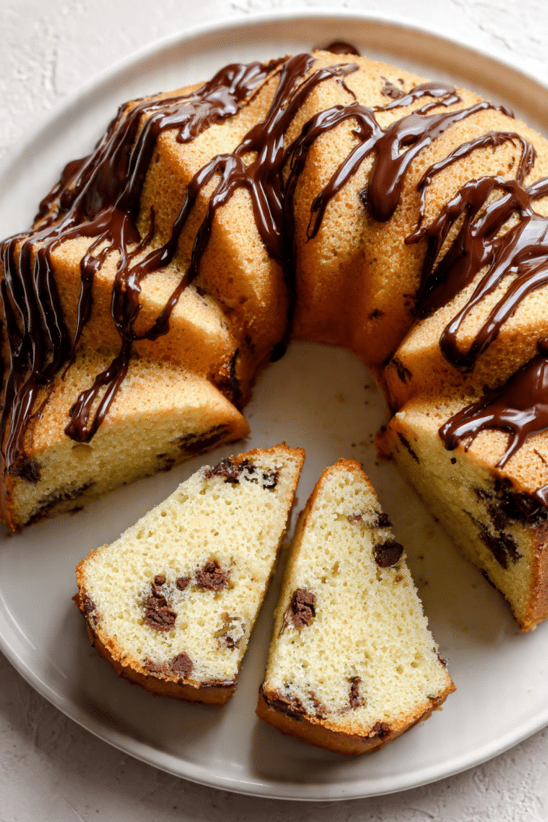 Ricotta Chocolate Chip Cake