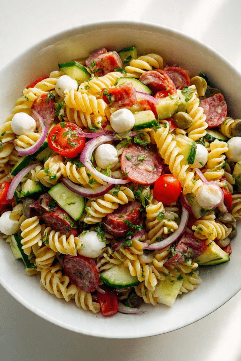 Kitchen Sink Pasta Salad
