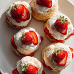 Strawberry Shortcake With Honey Butter Biscuits