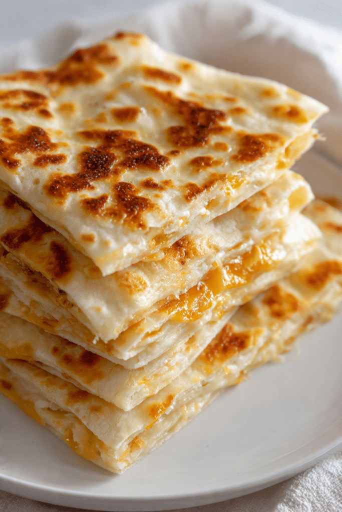 Cheesy Tortilla Stacks