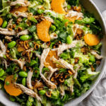 Asian Chopped Chicken Salad with Spicy Candied Nuts