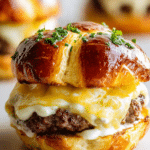 Garlic Knot Smash Burger