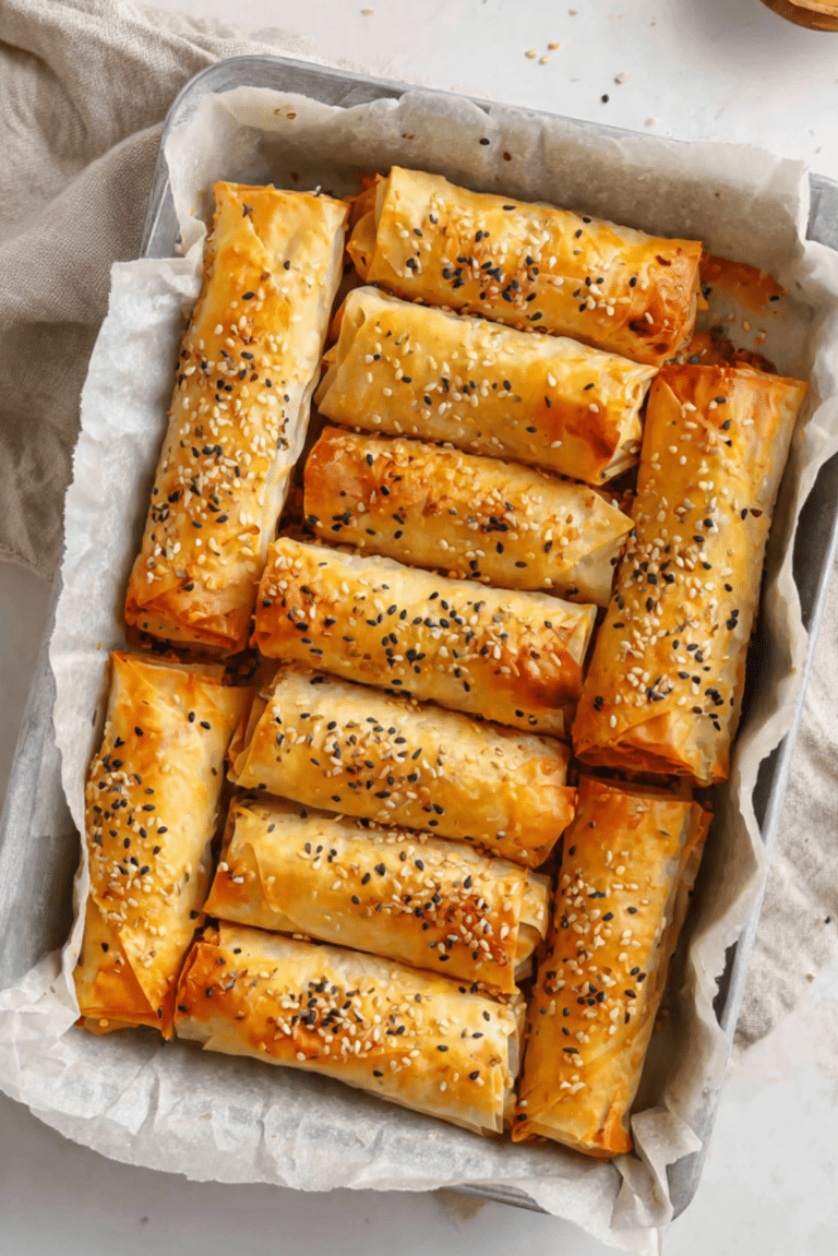 Filo Feta Rolls aka Cigars