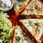 Cheesy Salsa Chicken Quesadilla