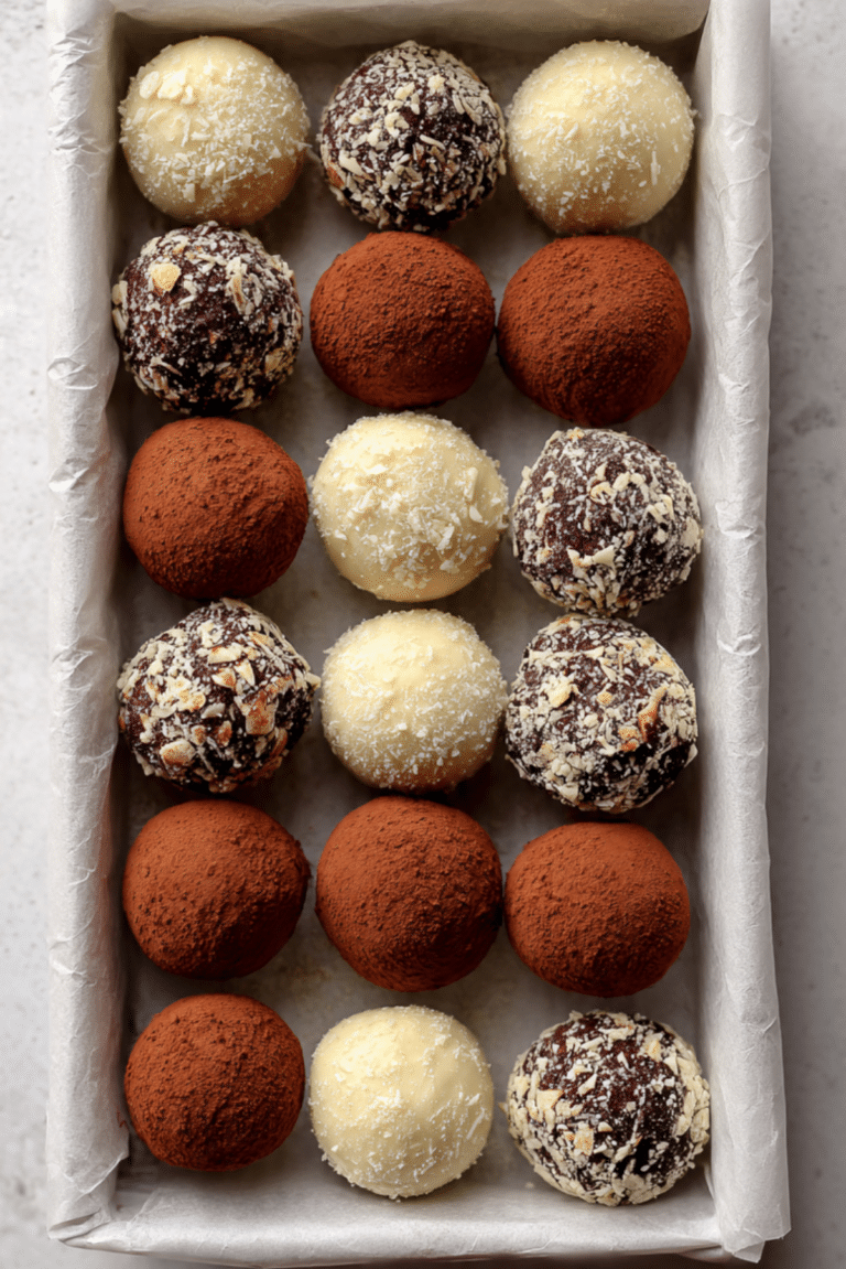 Tiramisu Chocolate Truffles