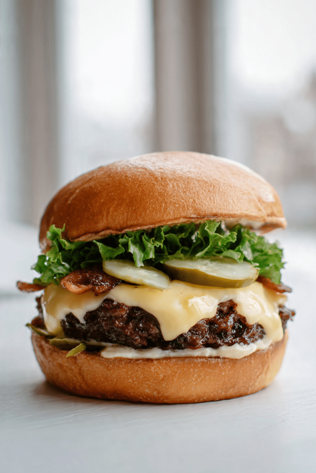 Haggis Burger with Ryelander Cheese