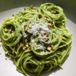 Wild Garlic & Pistachio Pesto Pasta
