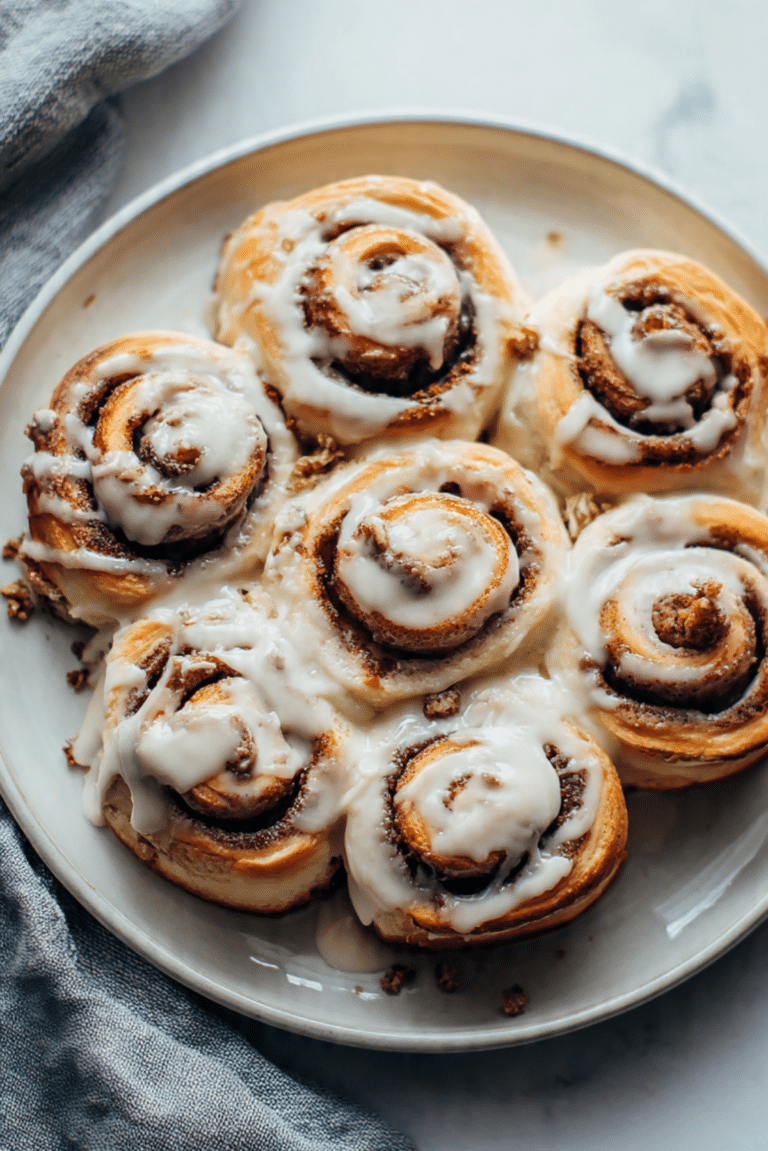 Gingerbread Latte Cinnamon Rolls