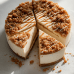 Small Batch Creamy Vegan Coffee Cake Cheesecake
