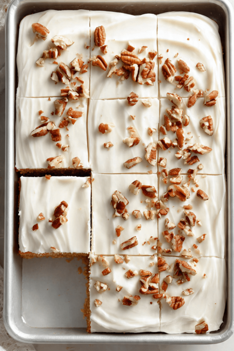 White Texas Sheet Cake