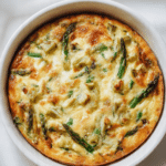 Asparagus and Artichoke Breakfast Casserole