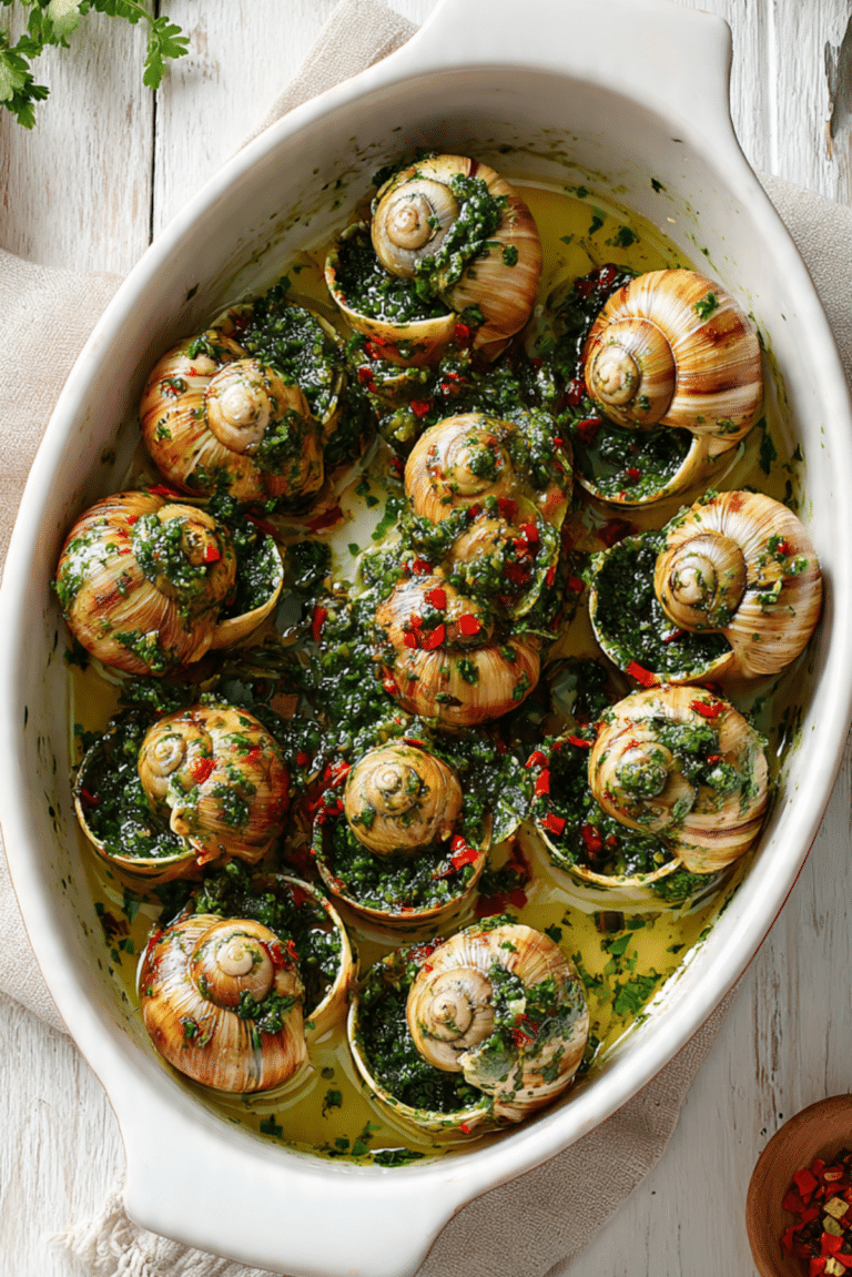 Spicy Snails with Herbs