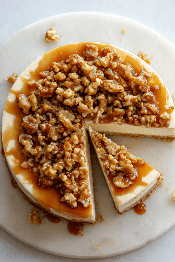 Maple Walnut Cheesecake