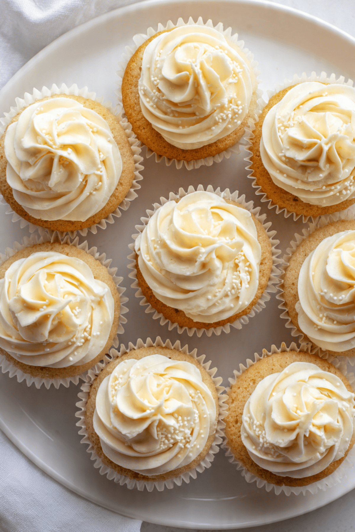 High-Altitude Vanilla Cupcakes