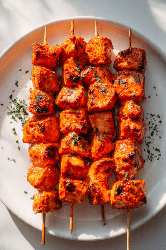 Easy Chicken Tikka Skewers