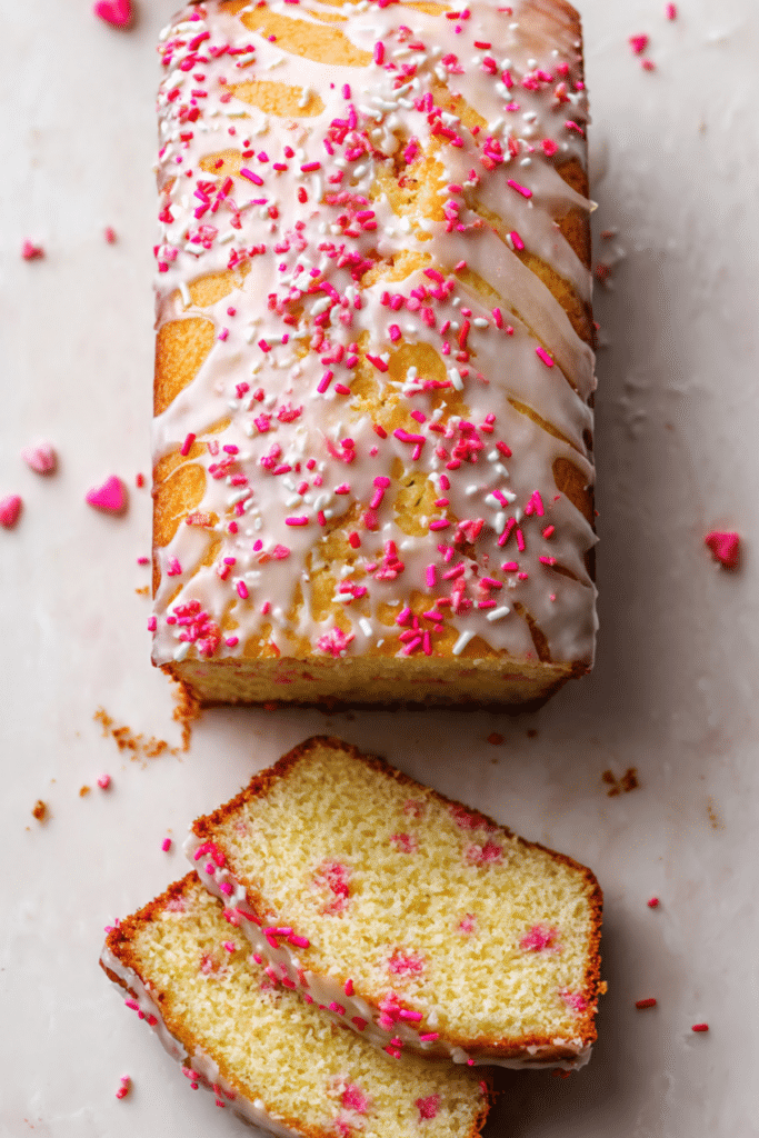 Vanilla Sprinkle Pound Cake