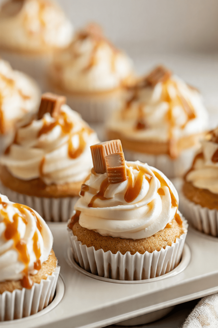 Chai Caramel Cupcakes