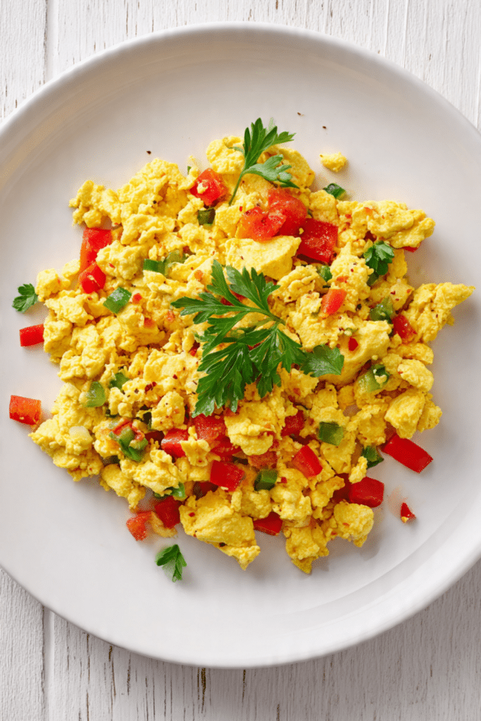 SOFT Fluffy Tofu Scramble