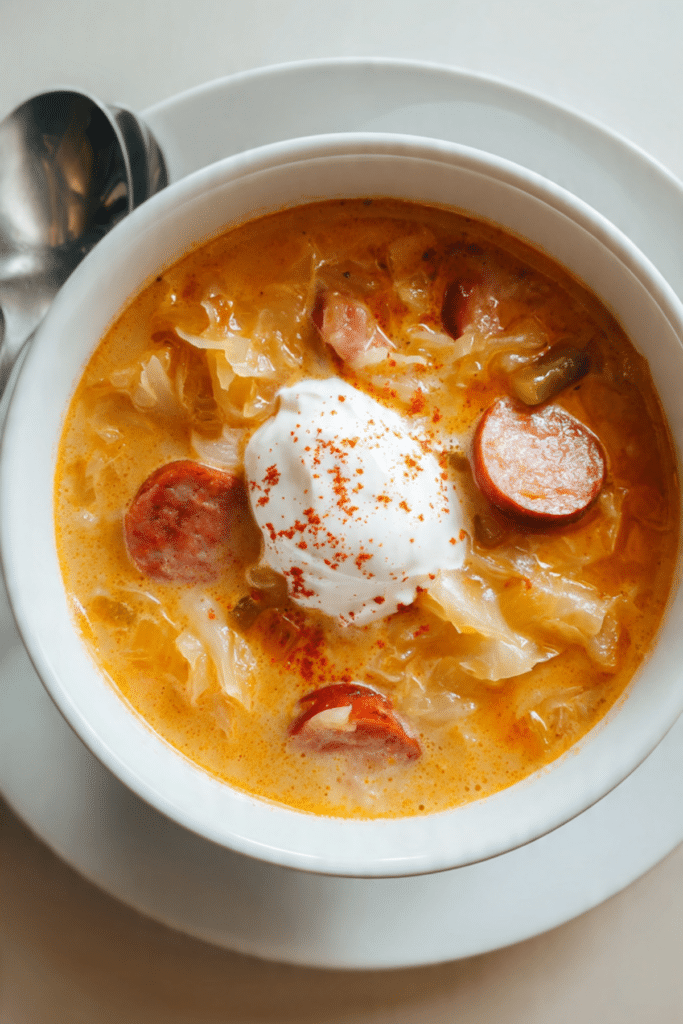 Sauerkraut Sausage Soup