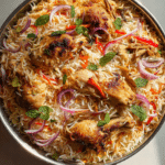 1-Hour Baked Chicken Biryani