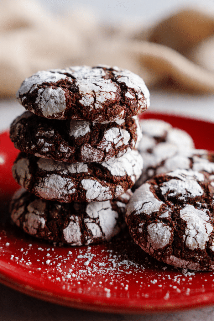 Chocolate Crinkle Cookies