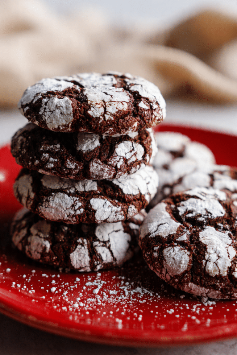 Chocolate Crinkle Cookies