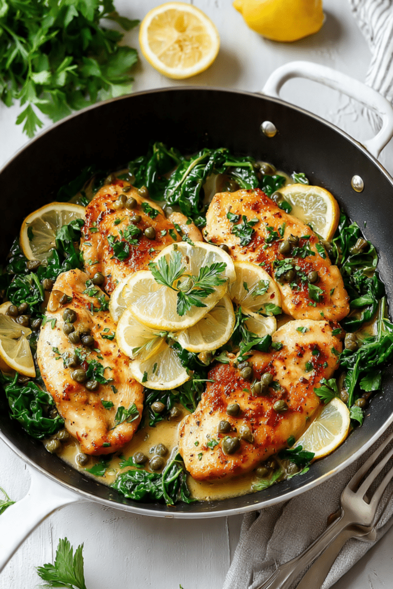 Chicken Piccata Skillet