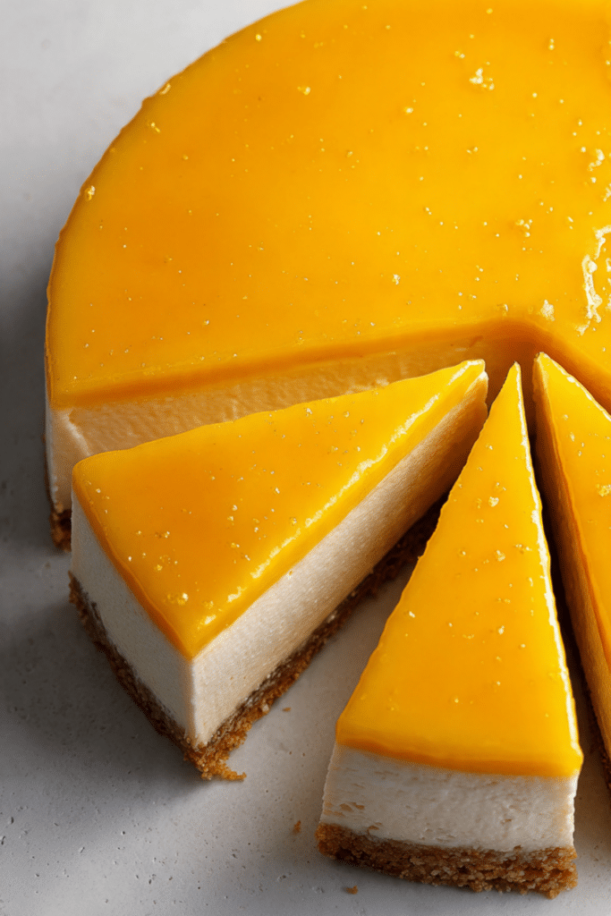 Mango cheesecake