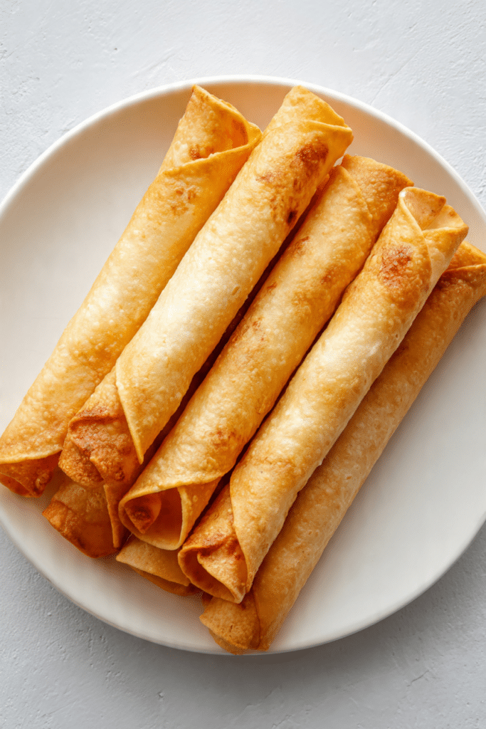 Chicken and cheese taquitos