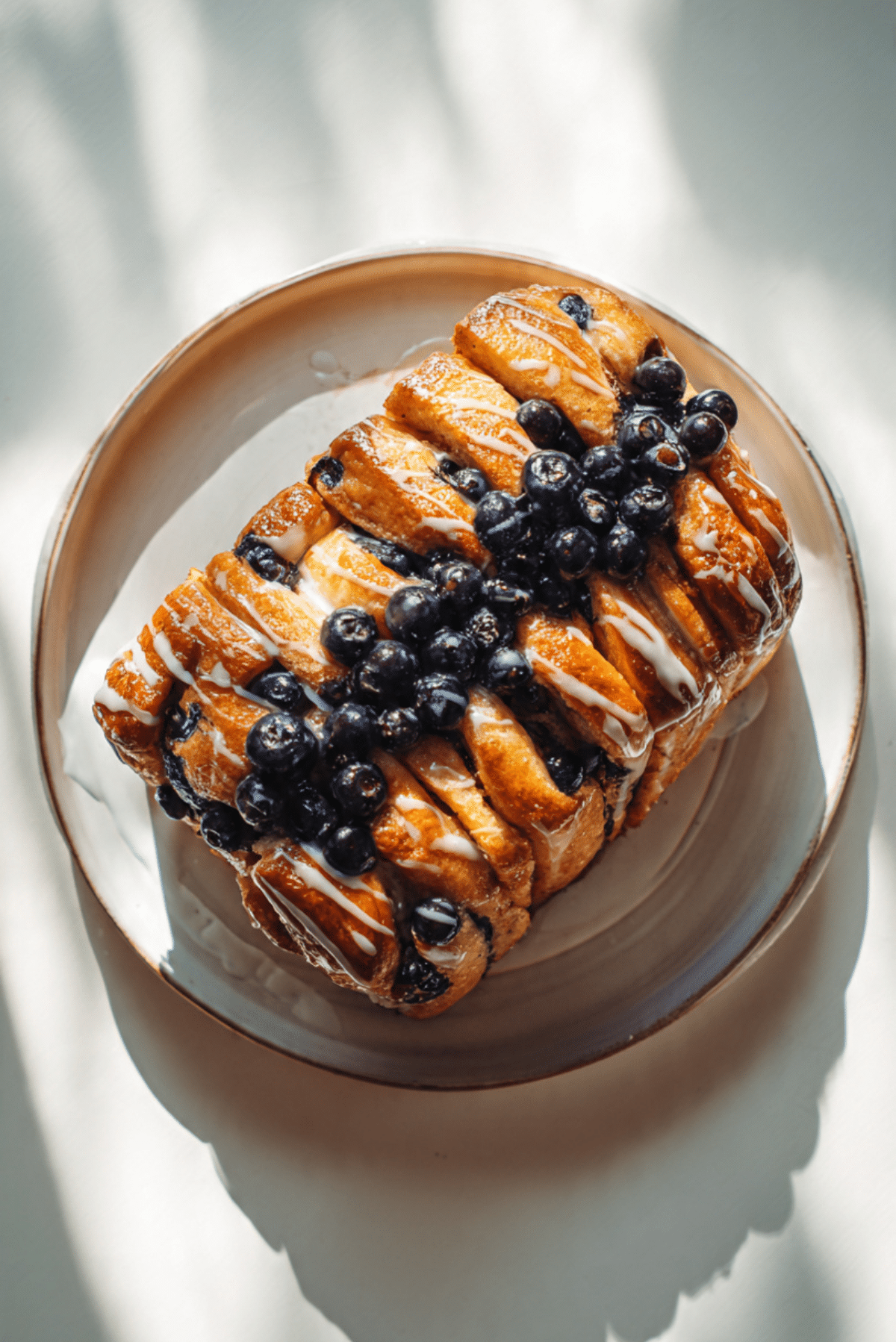 blueberry pull-apart bread