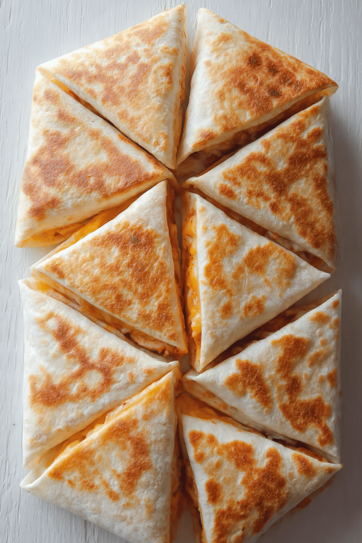 Chicken slices in the taco