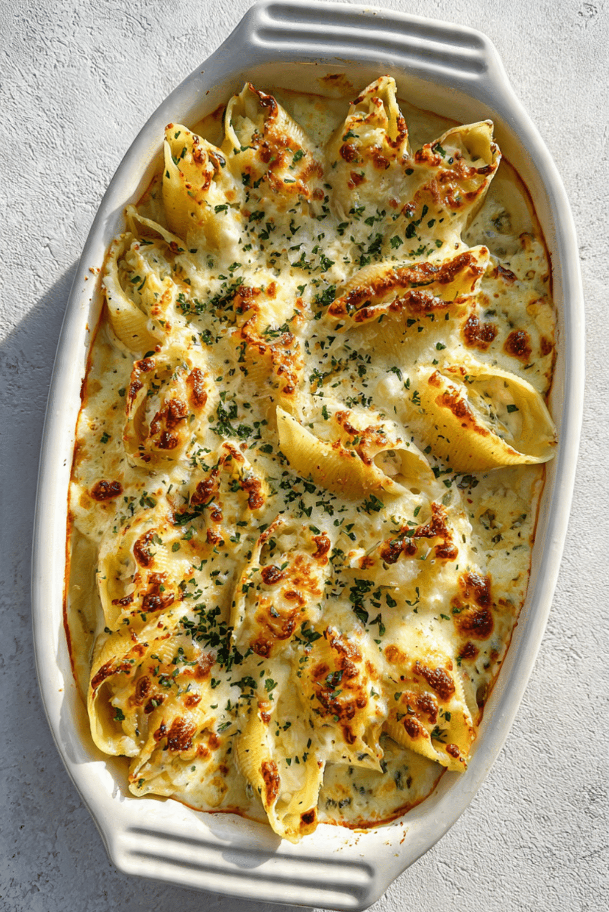 Garlic Bread Stuffed Shells