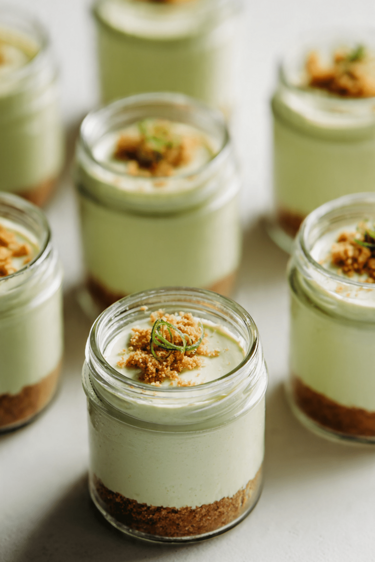 No-bake Key Lime Cheesecake Jars