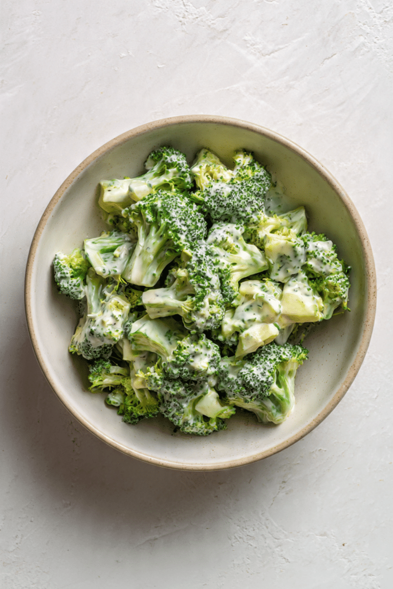 Creamy Broccoli Ranch Salad