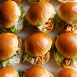 creamy harissa chicken slider buns