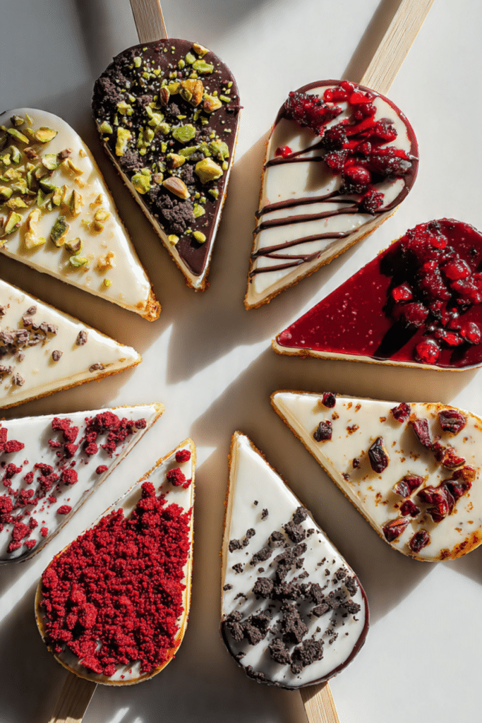 Chocolate Dipped Cheesecake