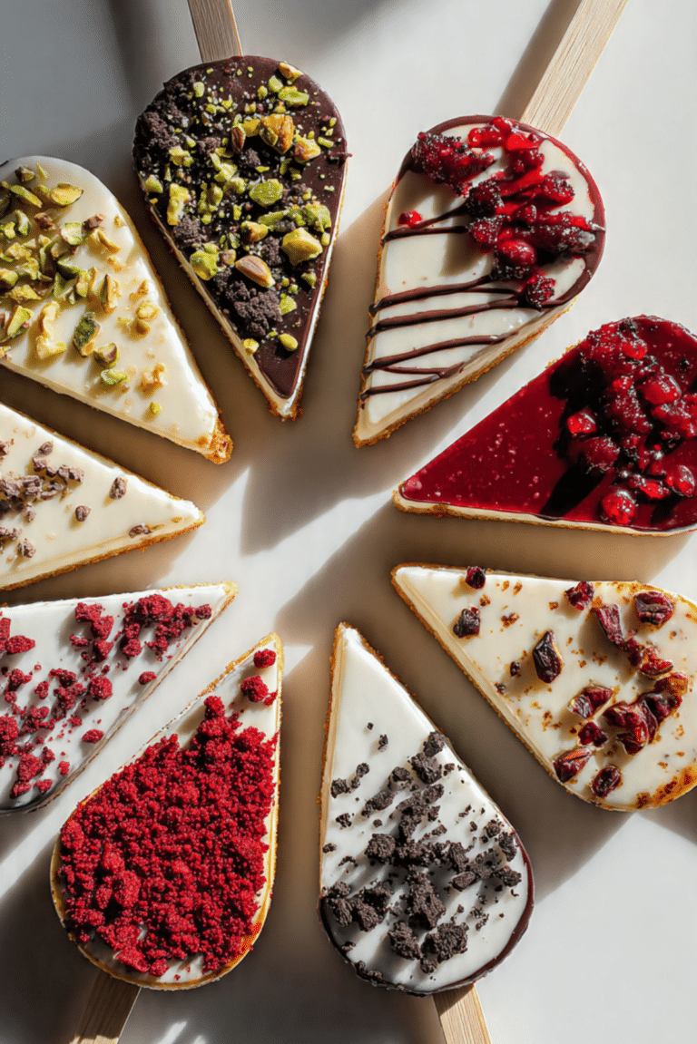 Chocolate Dipped Cheesecake