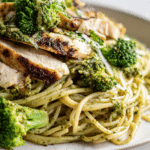 Light Pesto Pasta with Chicken